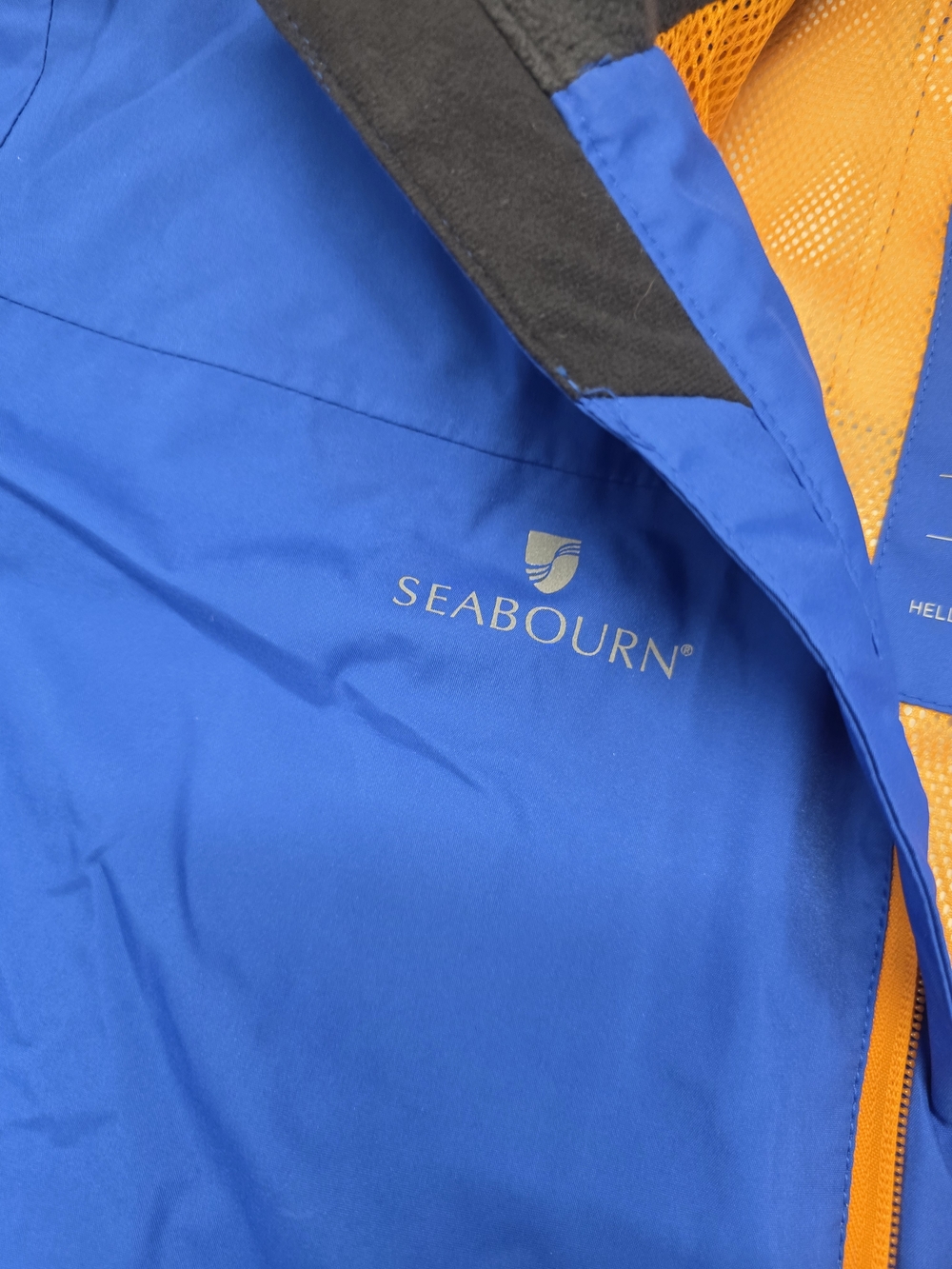 Large Blue Helly Tech Protection Seabourn Alaska Hooded - Picture 2 of 9